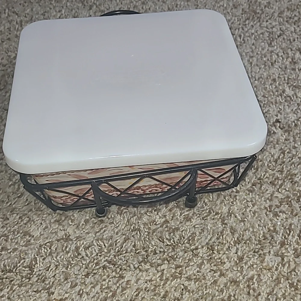 Temptations Red and White 1.5 Quart Ovenware Set